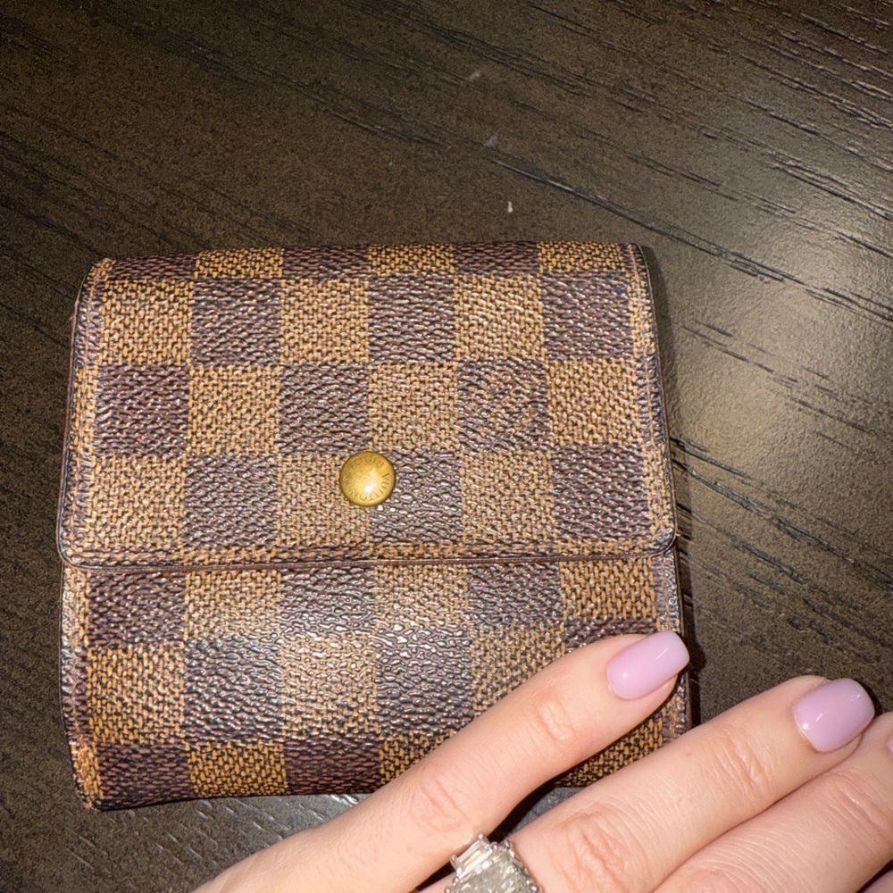 Louis Vuitton damier ebene trifold wallet
